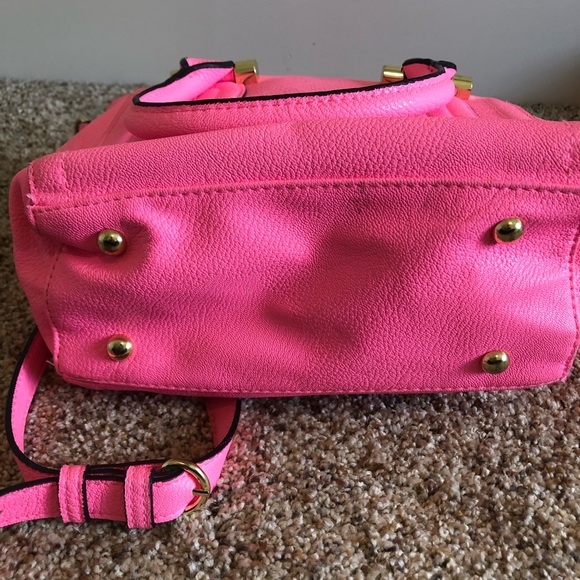Merona Bags Neon Pink Crossbody Bag Poshmark
